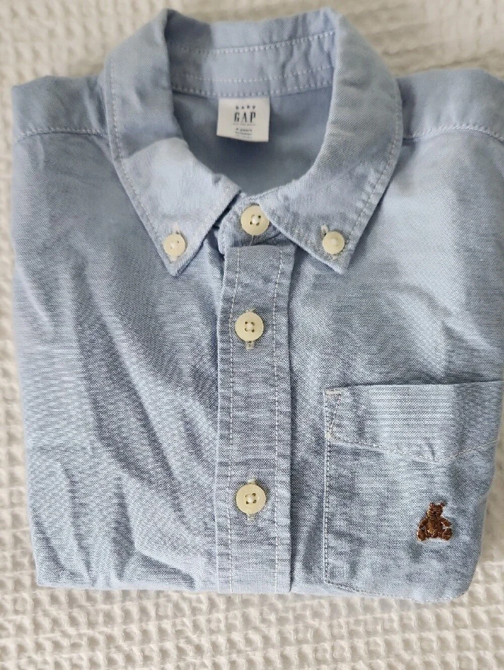 Baby GAP Light Blue Button-Down Casual Shirt